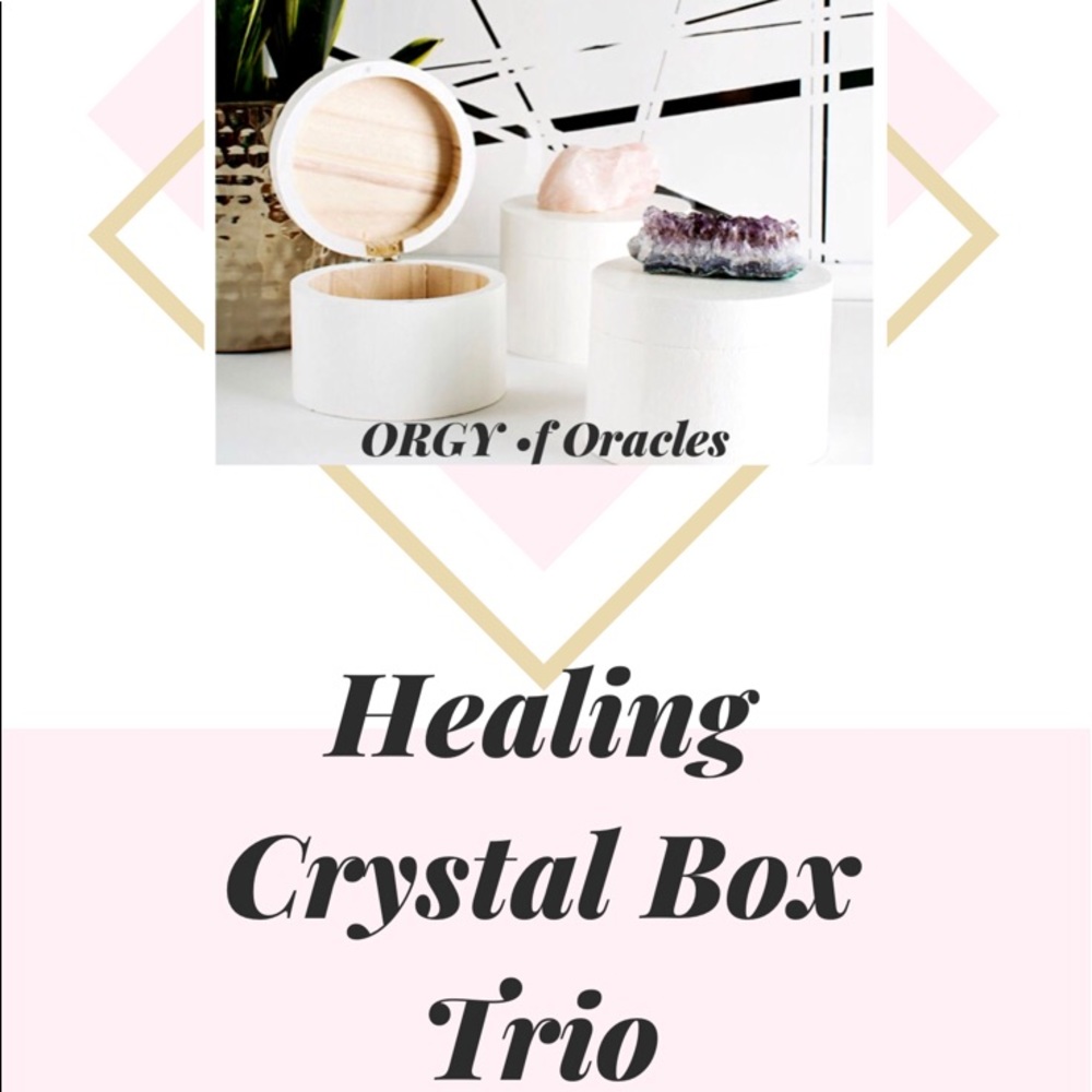 HEALING 💎 CRYSTAL BOX TRIO